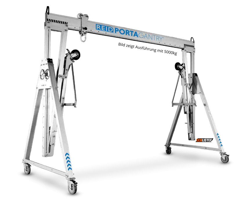 portalkran 5000kg Tragkraft - Einstellhöhe bis über 4m
