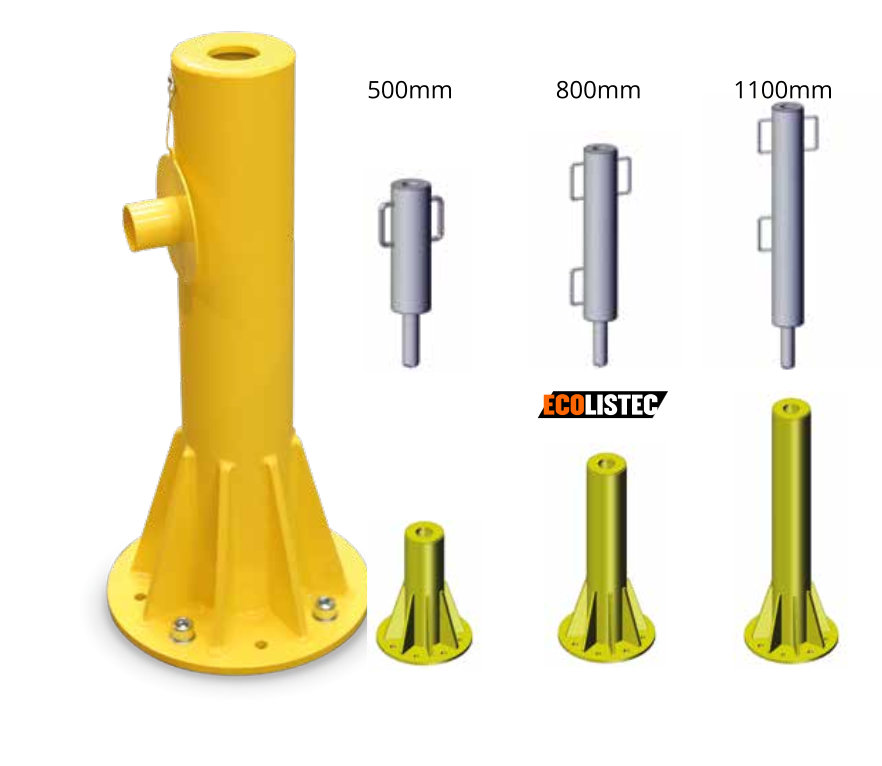 postamente und Sockelverlängerungen